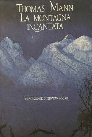 Una copertina mai vista di “La montagna incantata” di Thomas Mann (Corbaccio, 1992)